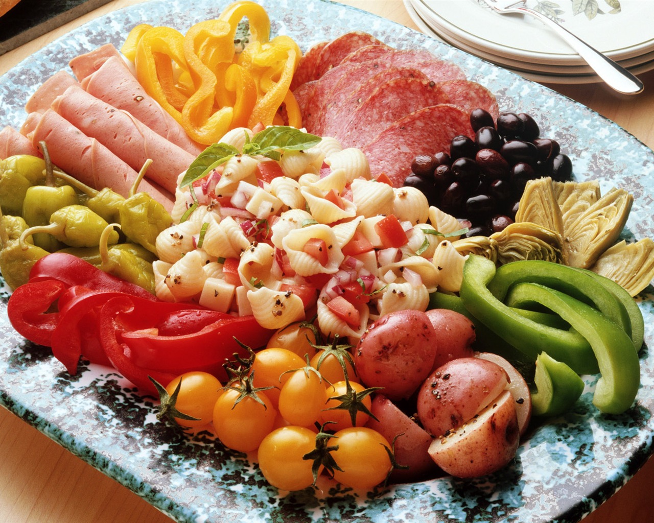 Gourmet dinner wallpaper (5) #1 - 1280x1024
