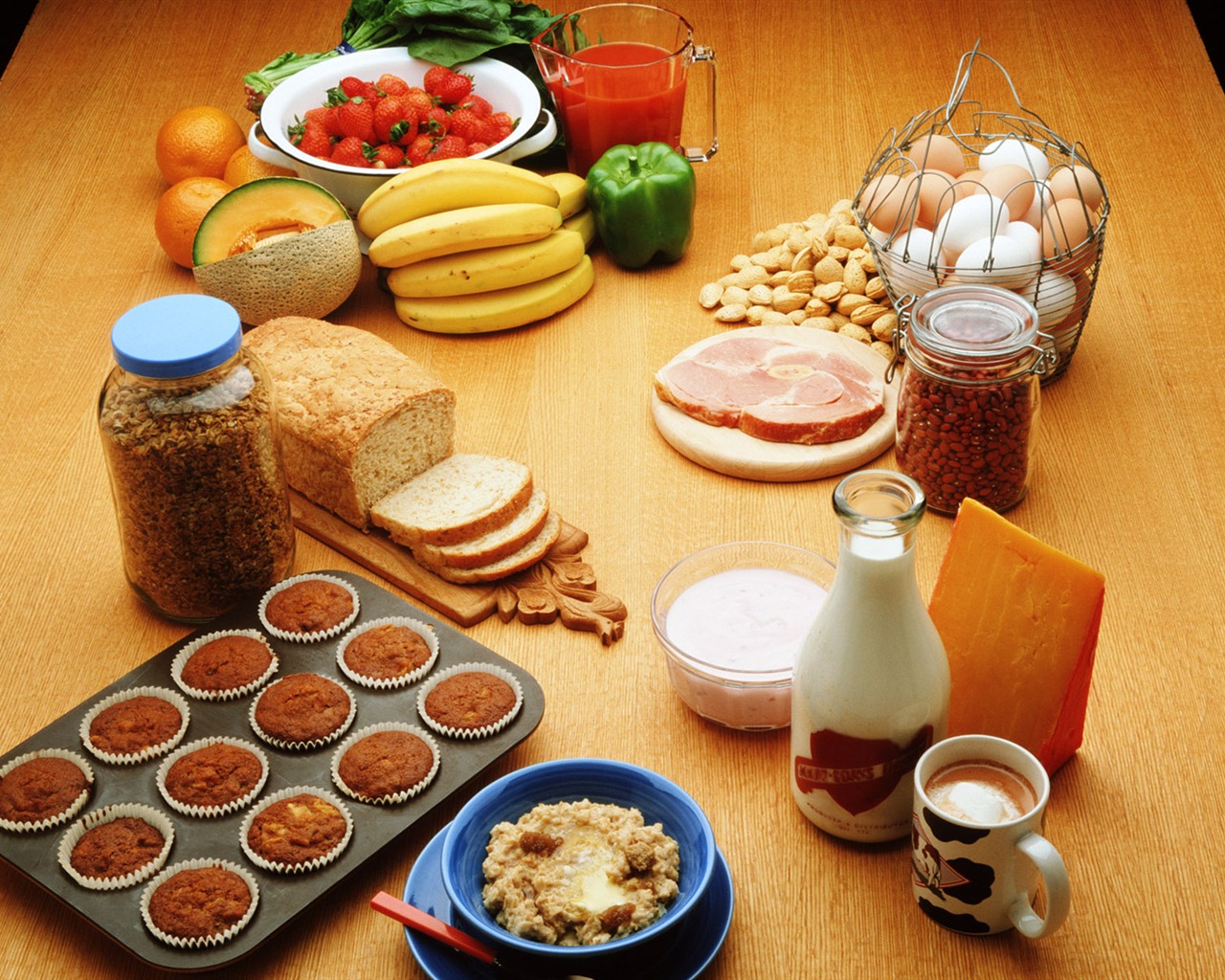 Gourmet večeře tapety (5) #3 - 1280x1024