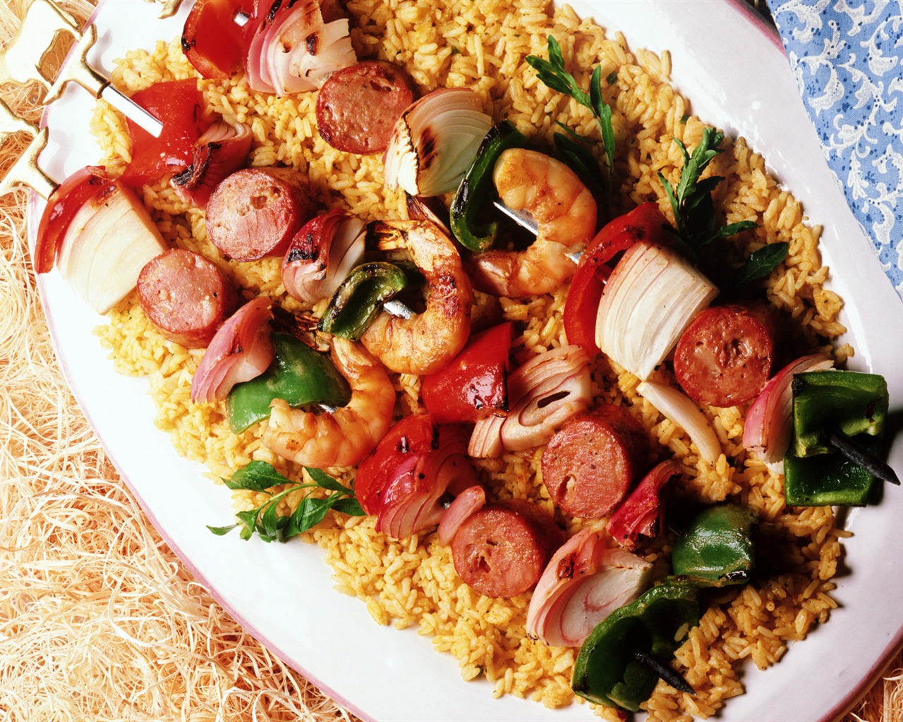 Gourmet večeře tapety (5) #7 - 1280x1024
