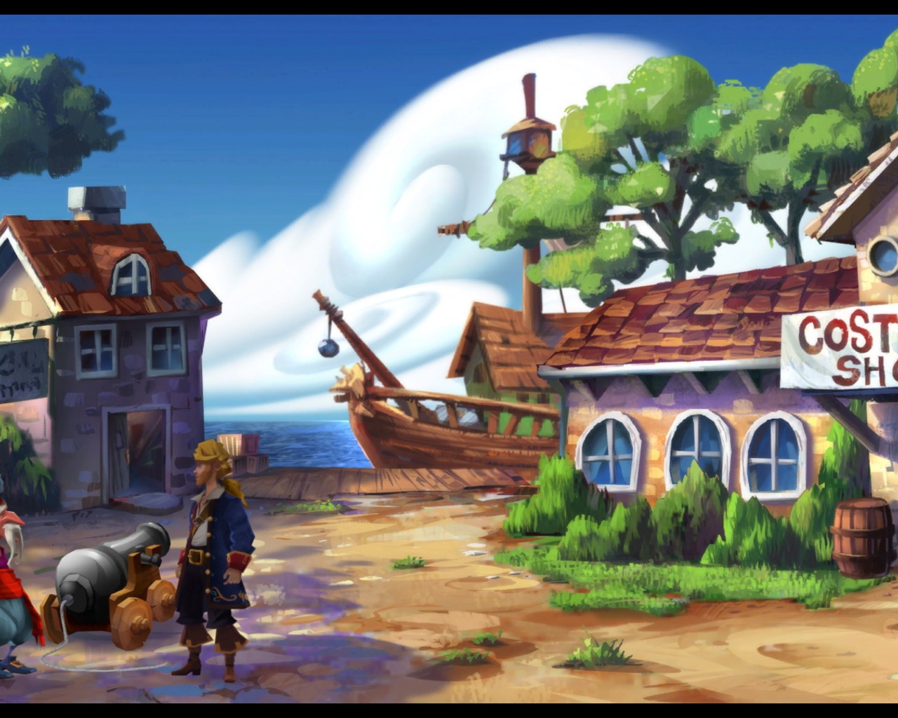 Monkey Island hra wallpaper #17 - 1280x1024