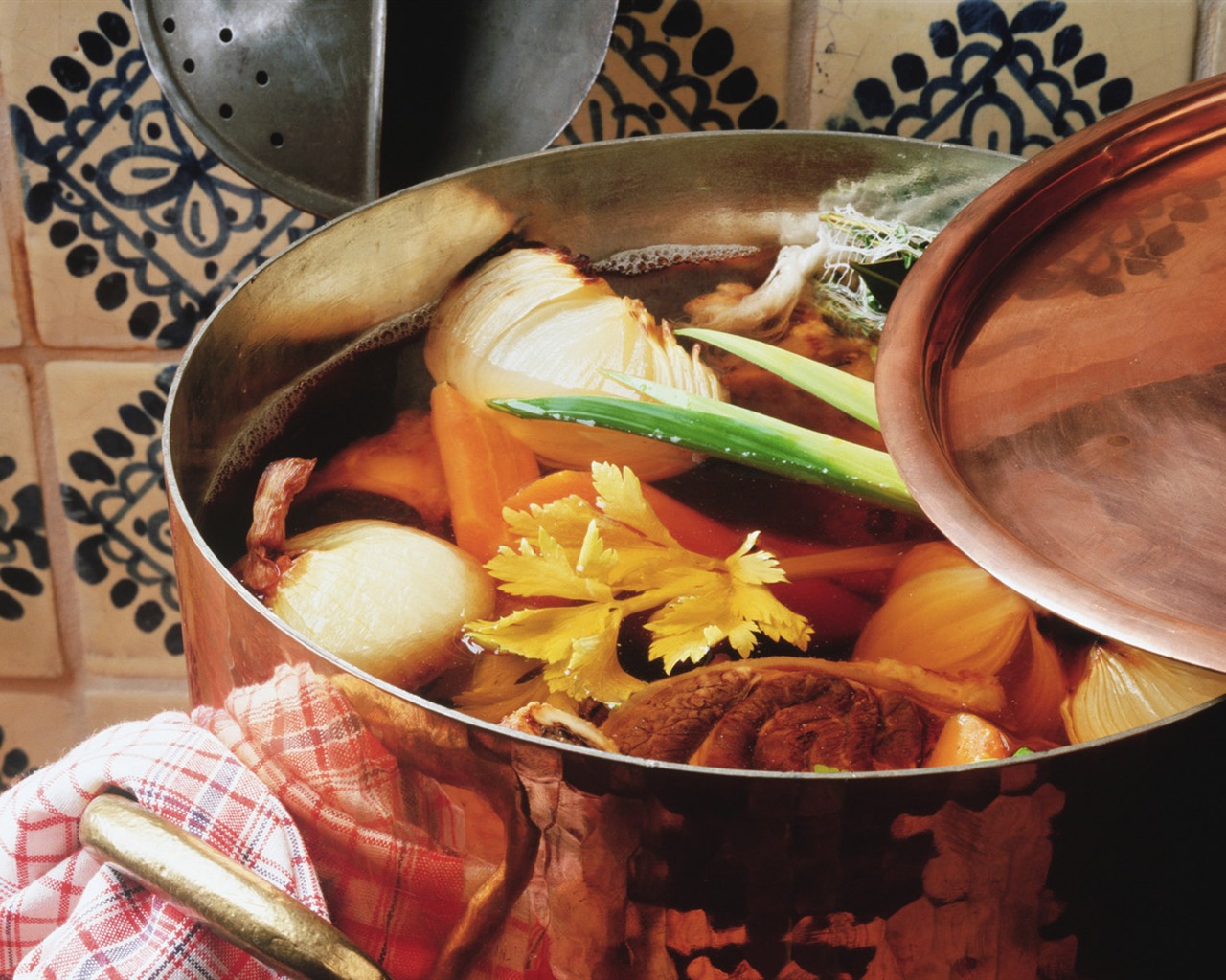 Gourmet večeře tapety (7) #13 - 1280x1024