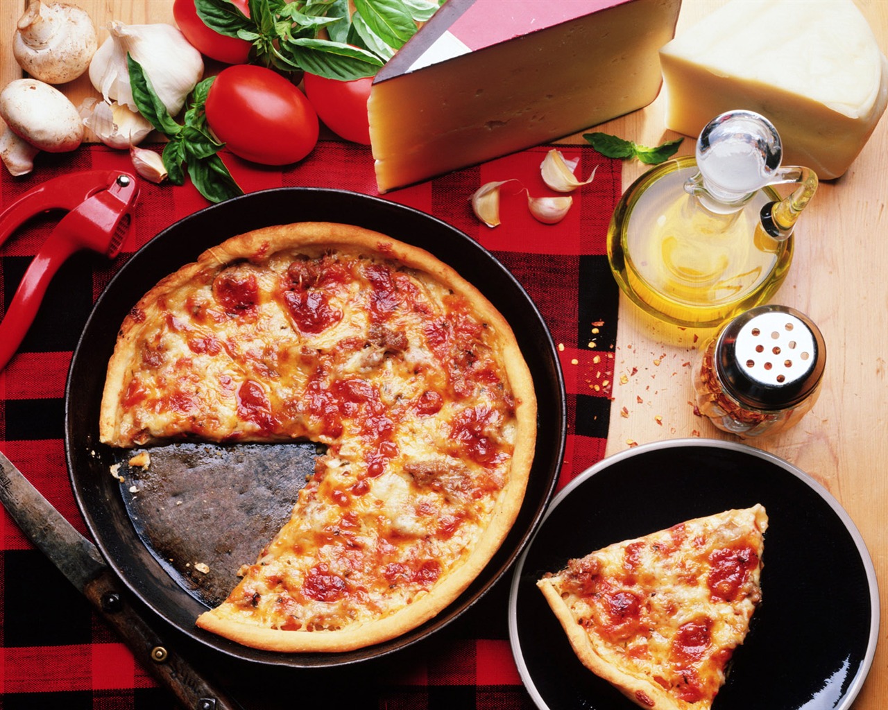 Pizza Food Wallpaper (1) #2 - 1280x1024