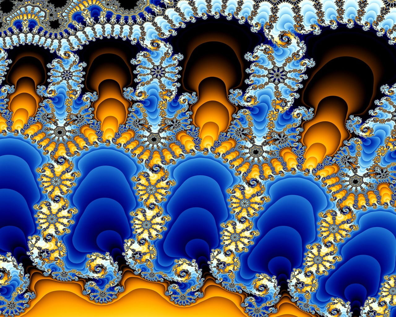 Super Bright Muster Tapete (1) #12 - 1280x1024