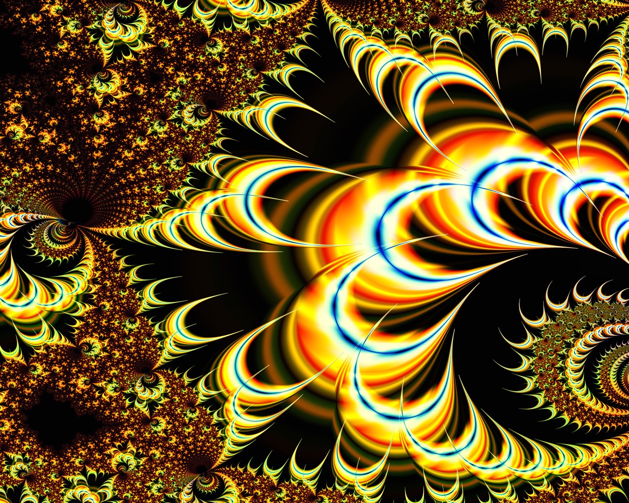 Super Bright Muster Tapete (2) #3 - 1280x1024