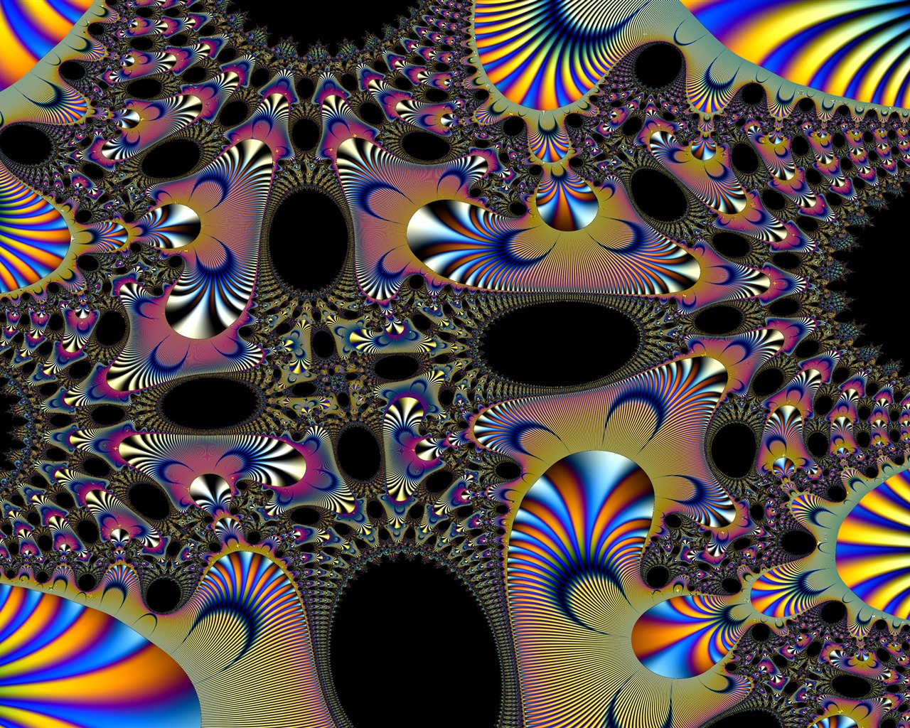 Super Bright Muster Tapete (2) #5 - 1280x1024