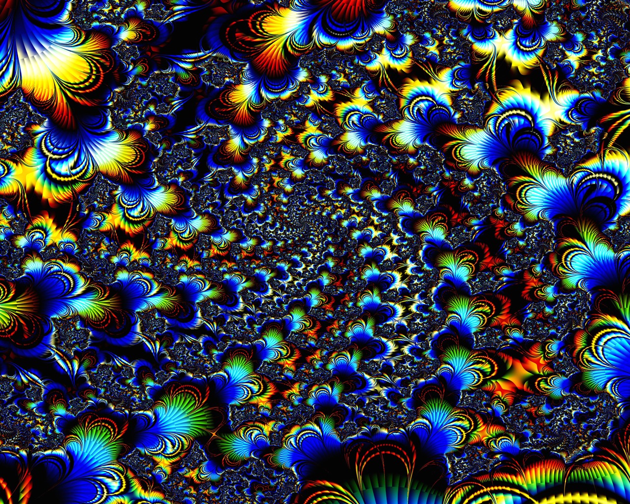 Super Bright Muster Tapete (2) #8 - 1280x1024