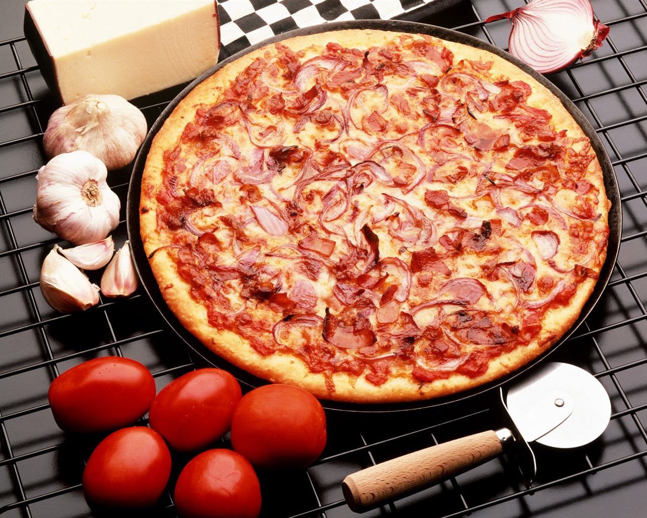 Pizza 美食壁紙(二) #4 - 1280x1024
