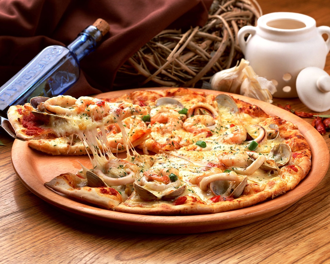 Pizza 美食壁紙(二) #8 - 1280x1024