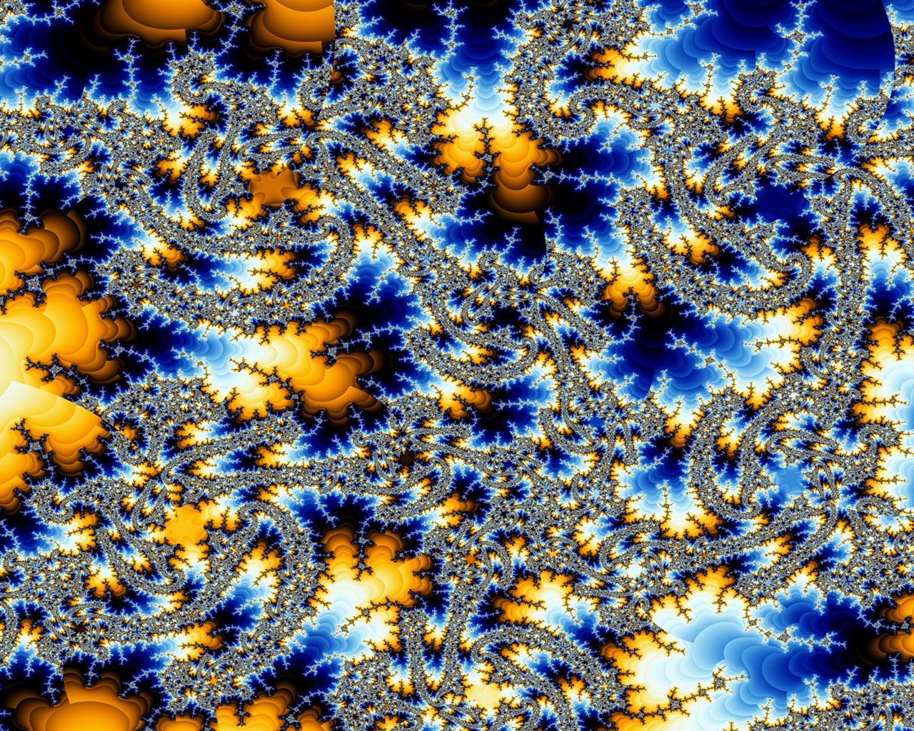 超大炫彩花紋 壁紙(三) #4 - 1280x1024