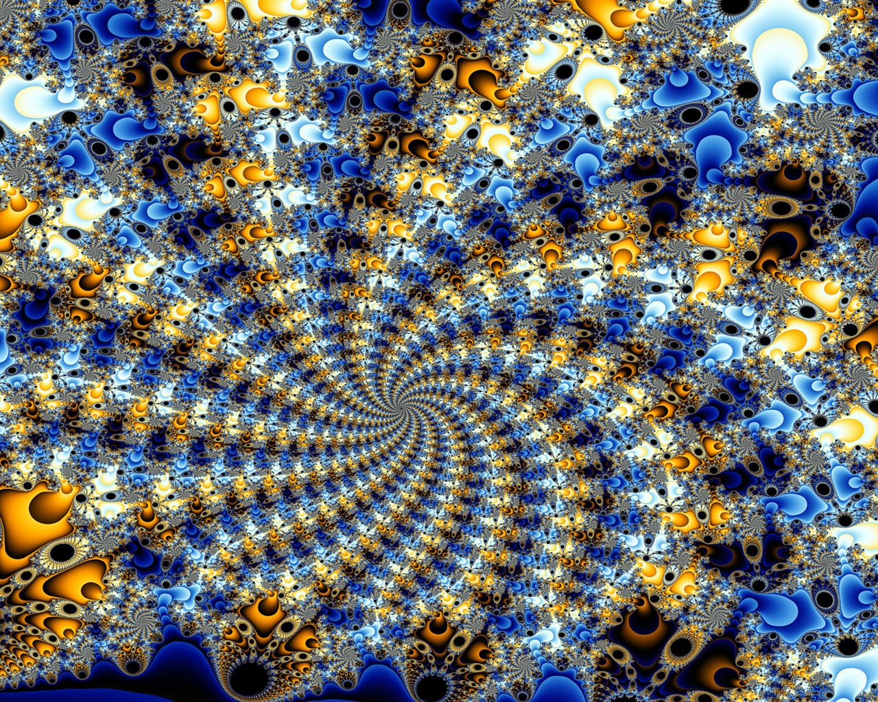 超大炫彩花紋 壁紙(三) #12 - 1280x1024