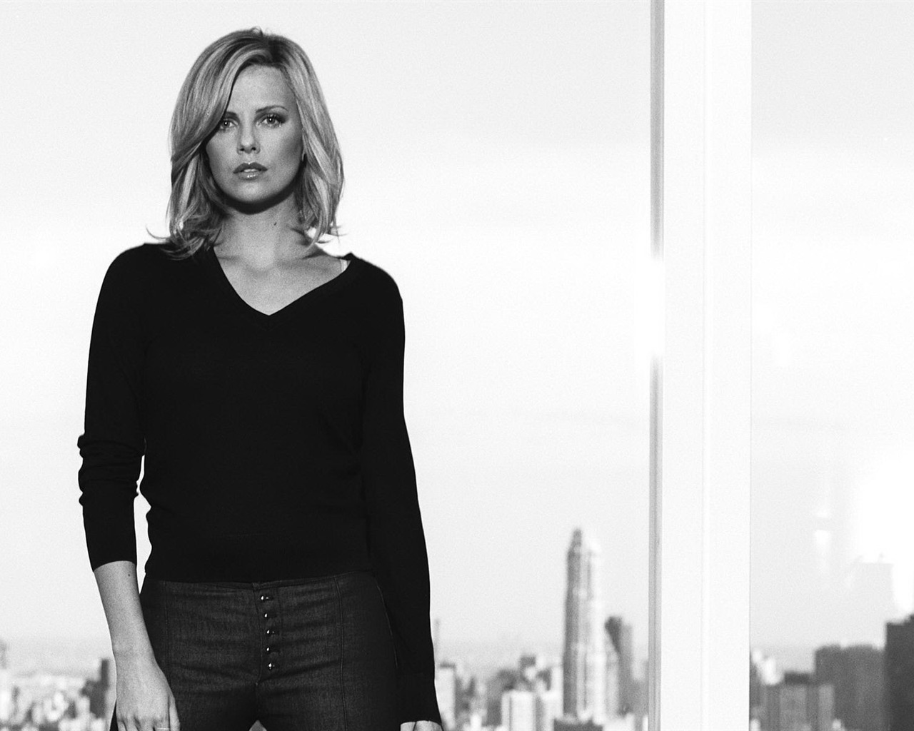 Charlize Theron krásná tapeta (2) #5 - 1280x1024