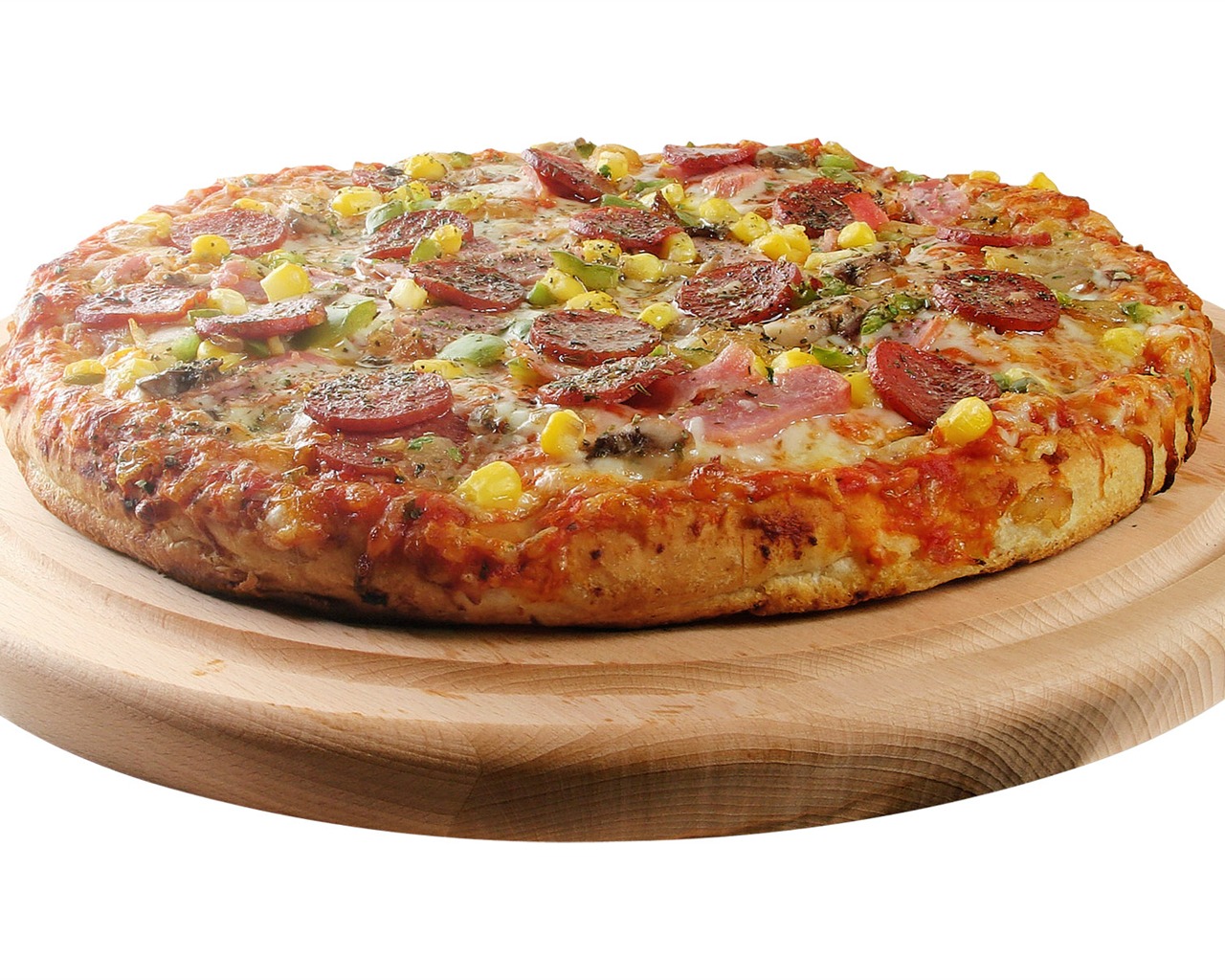 Pizza Jídlo tapety (3) #14 - 1280x1024