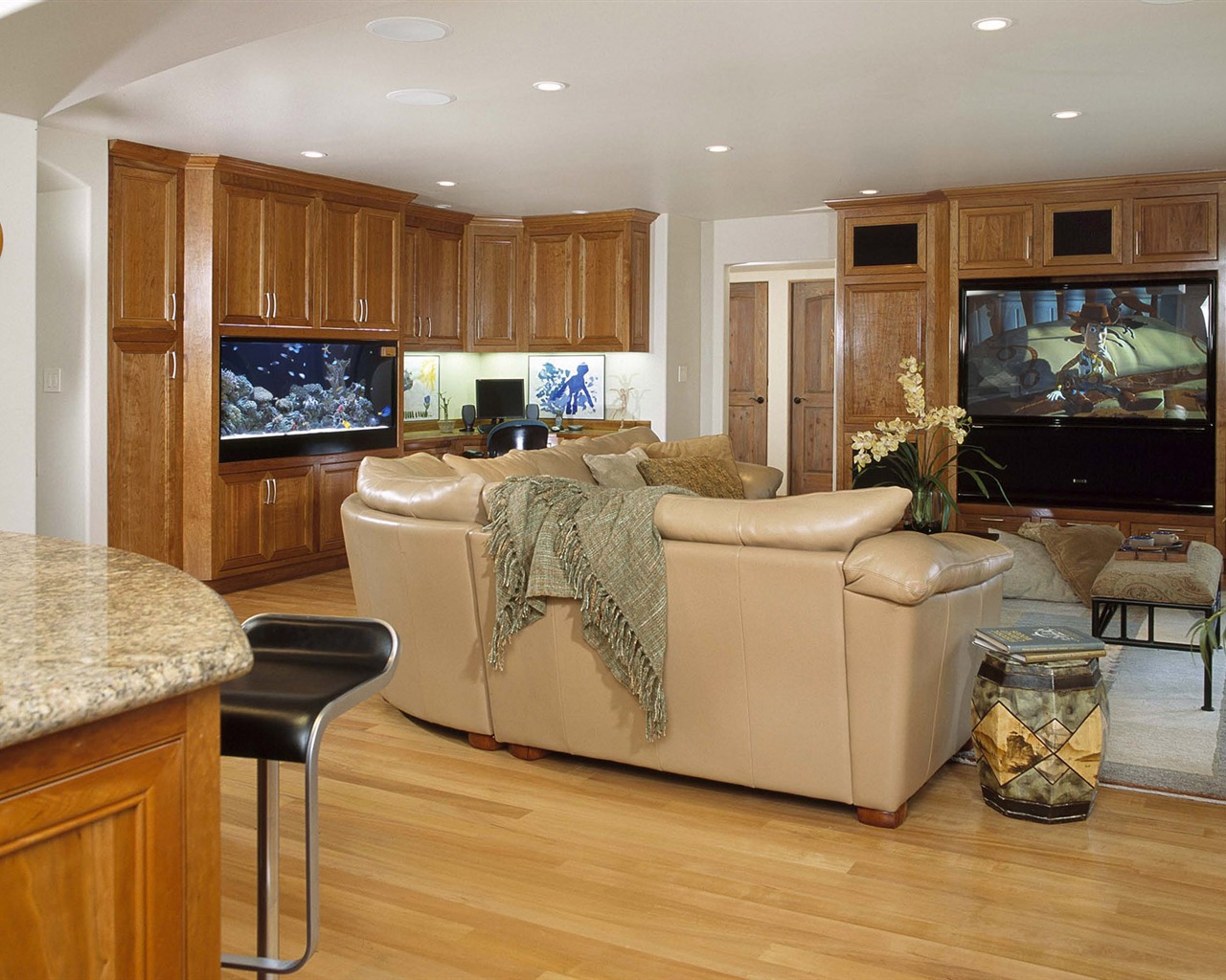 Living Room Photo Wallpaper (7) #8 - 1280x1024