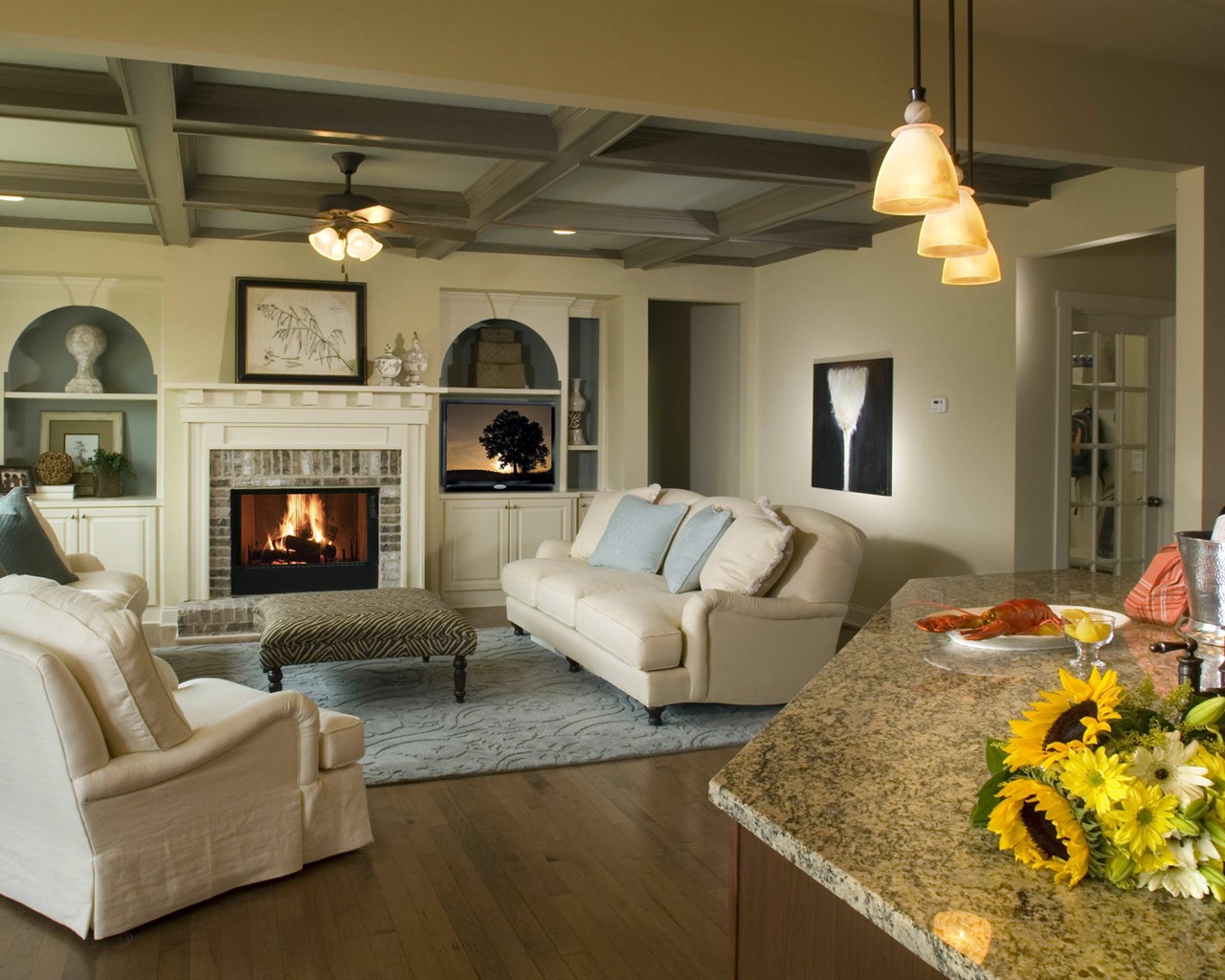 Living Room Photo Wallpaper (7) #9 - 1280x1024