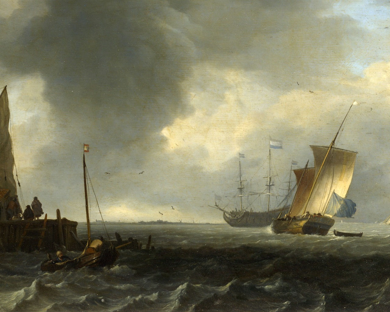 London Gallery sailing wallpaper (1) #16 - 1280x1024