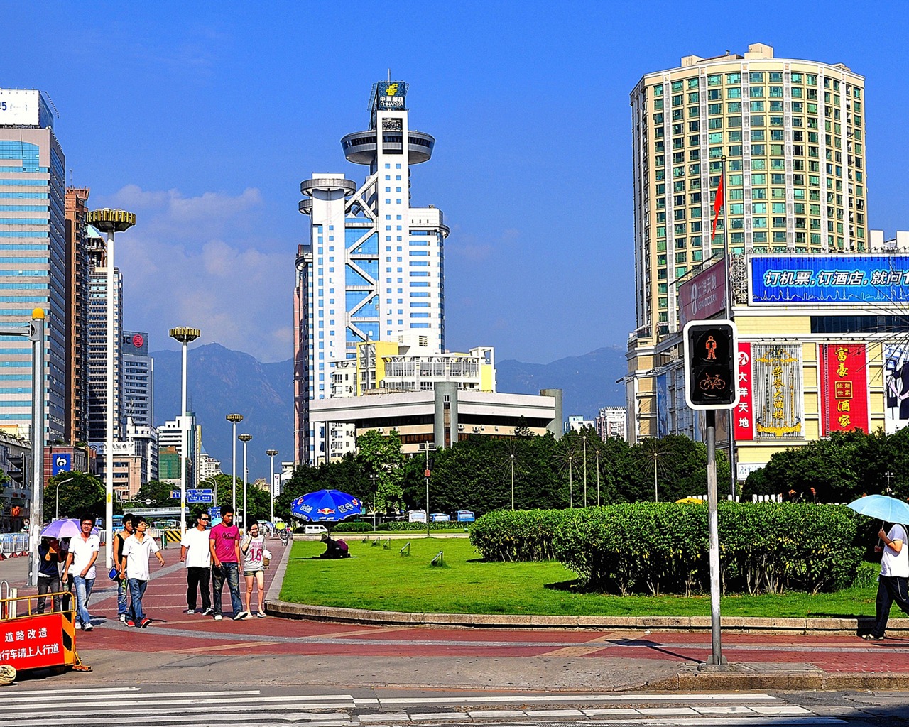 Fuzhou street with the shot (photo Works of change) #1 - 1280x1024