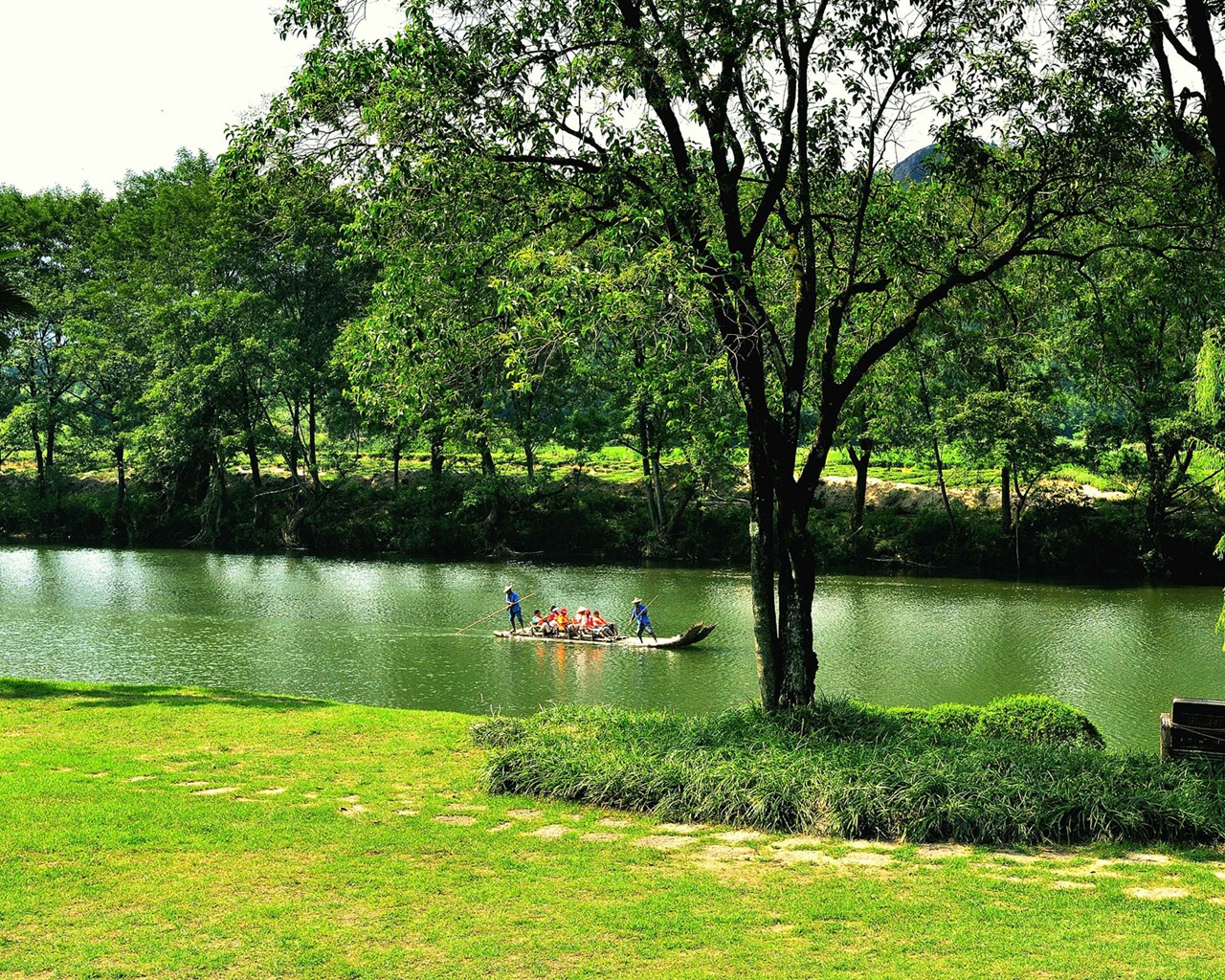 Wuyi jiuqu scenery (photo Works of change) #3 - 1280x1024