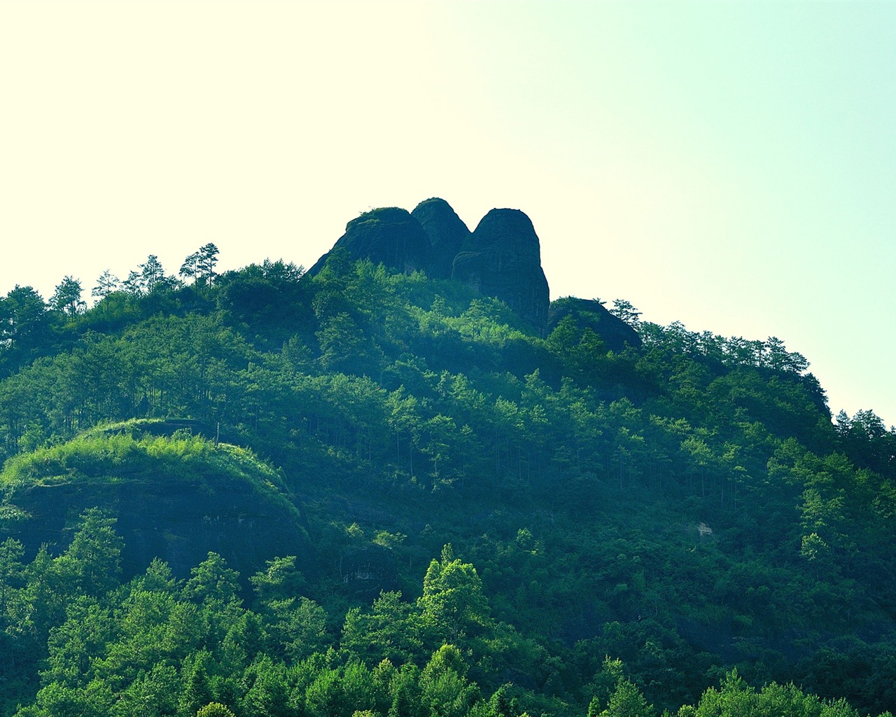 Wuyi jiuqu scenery (photo Works of change) #5 - 1280x1024