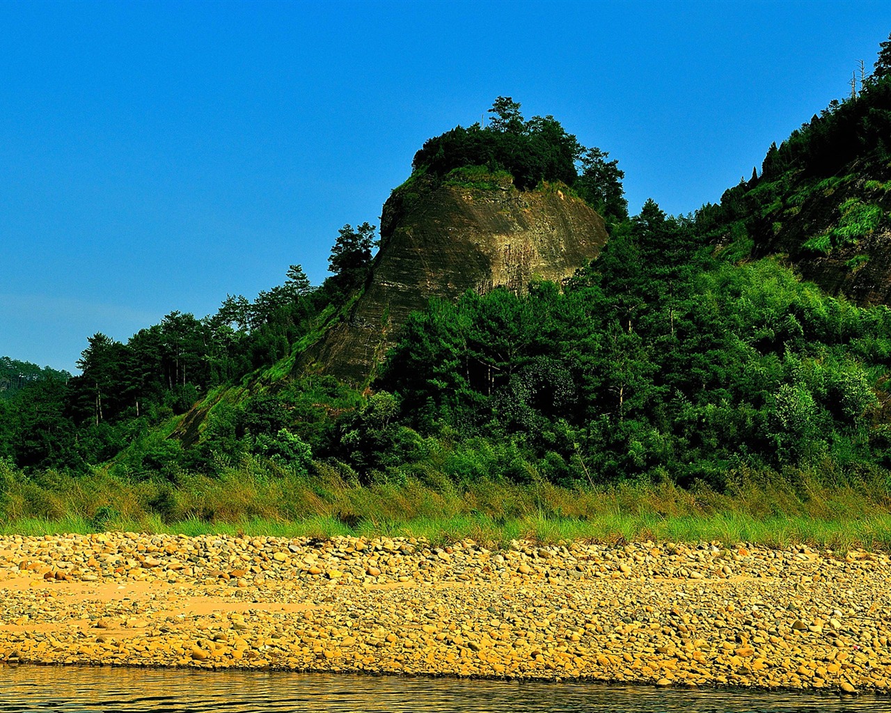 Wuyi jiuqu scenery (photo Works of change) #7 - 1280x1024