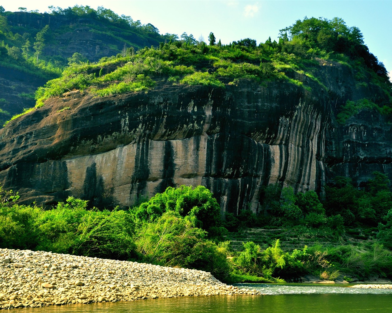 Wuyi jiuqu Krajina (fotografie děl změny) #9 - 1280x1024