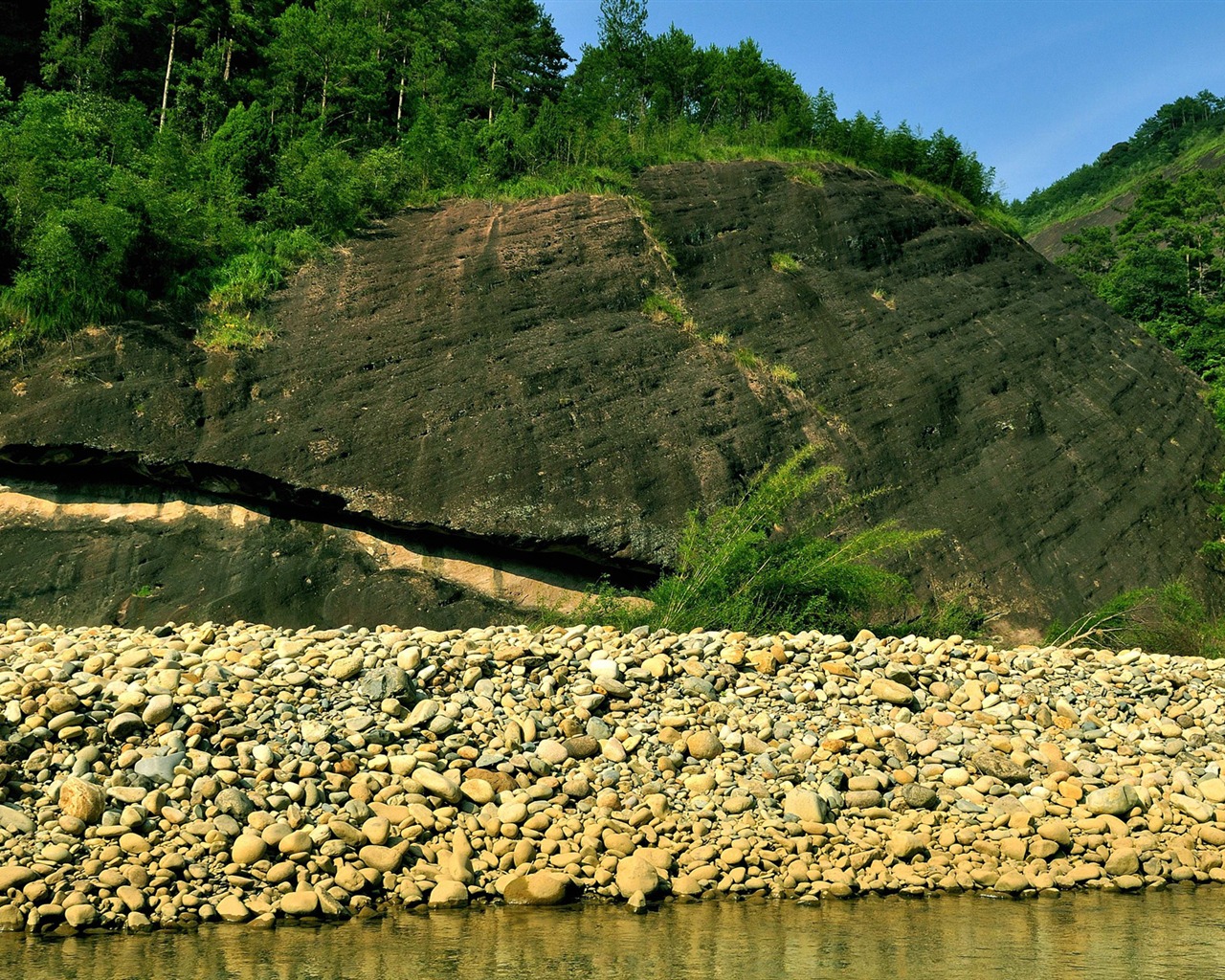 Wuyi jiuqu scenery (photo Works of change) #10 - 1280x1024