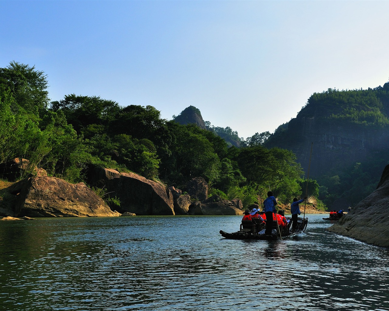 Wuyi jiuqu scenery (photo Works of change) #12 - 1280x1024