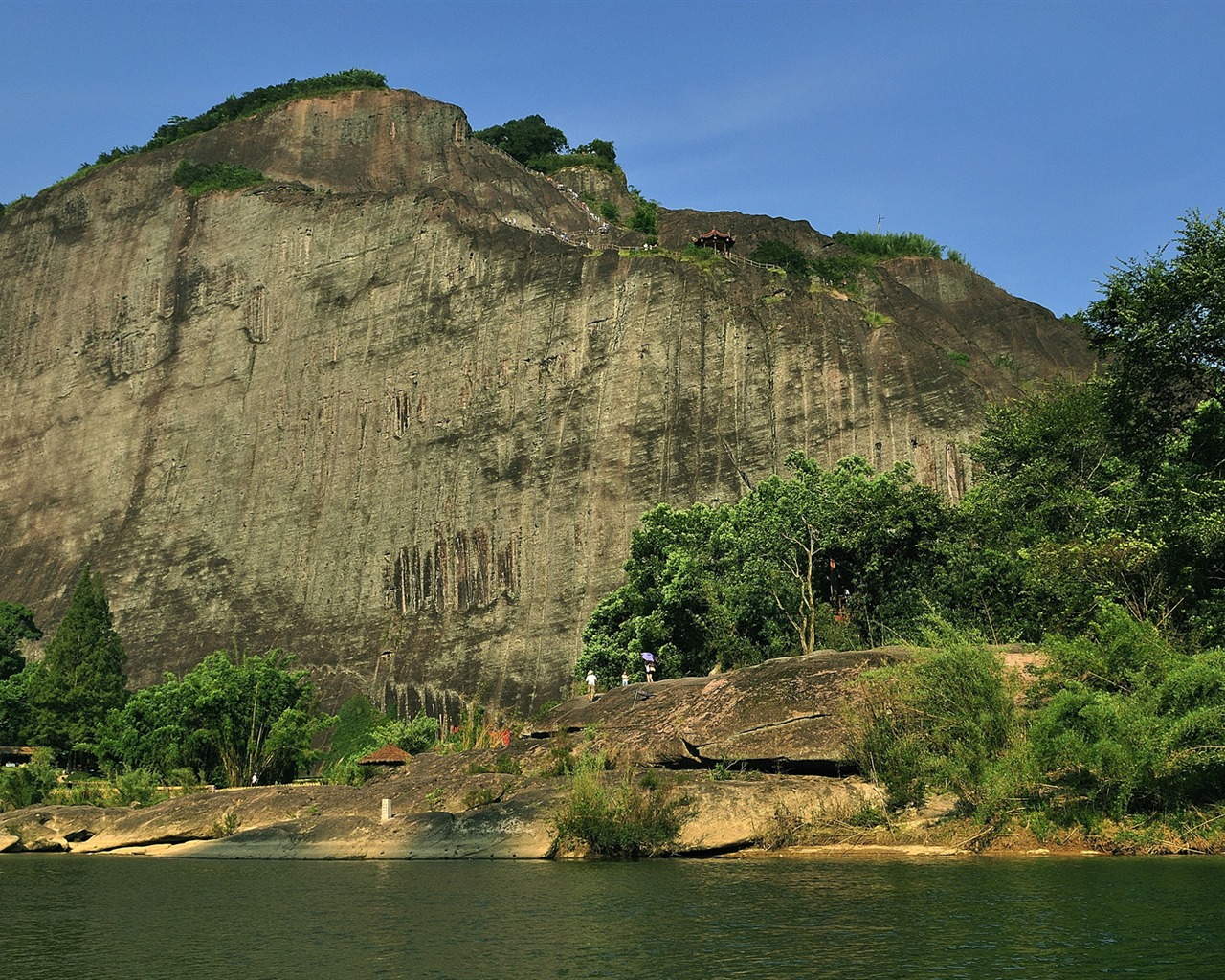 Wuyi jiuqu scenery (photo Works of change) #13 - 1280x1024