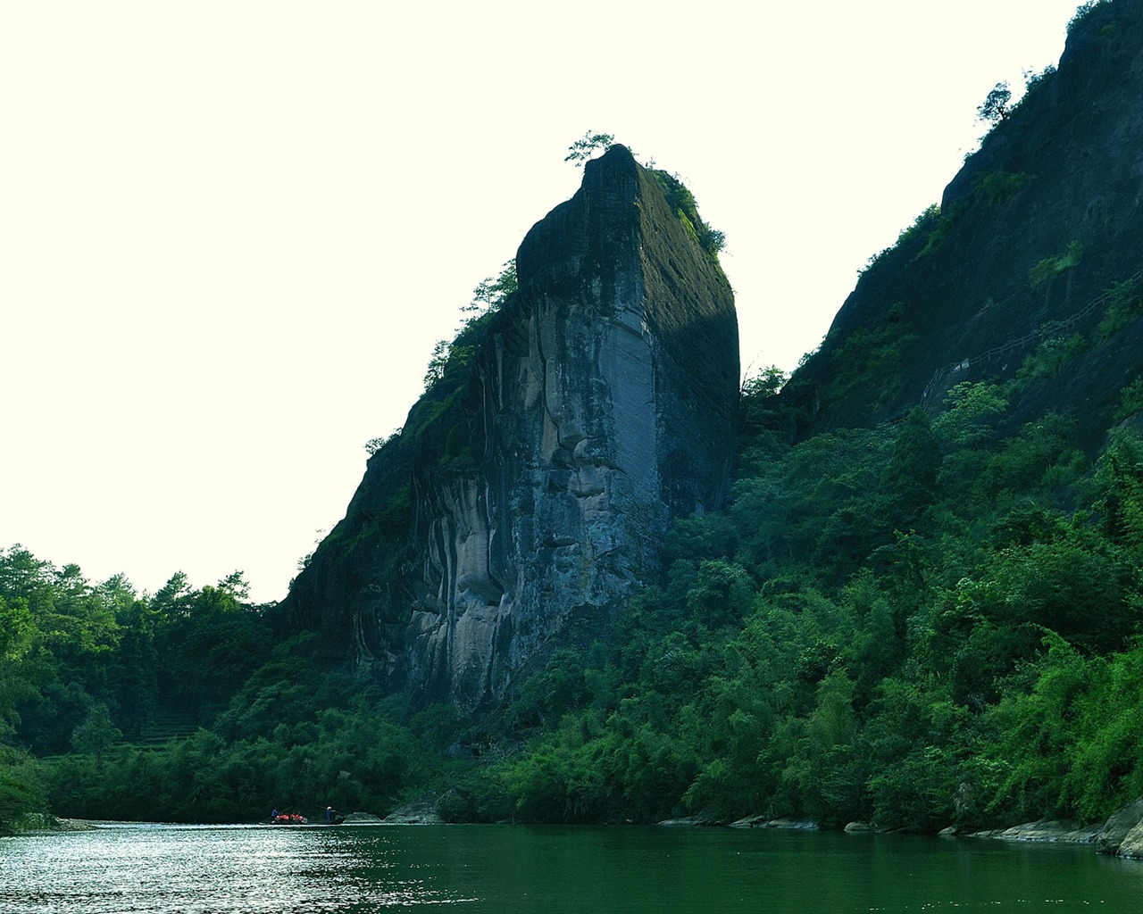 Wuyi jiuqu scenery (photo Works of change) #15 - 1280x1024