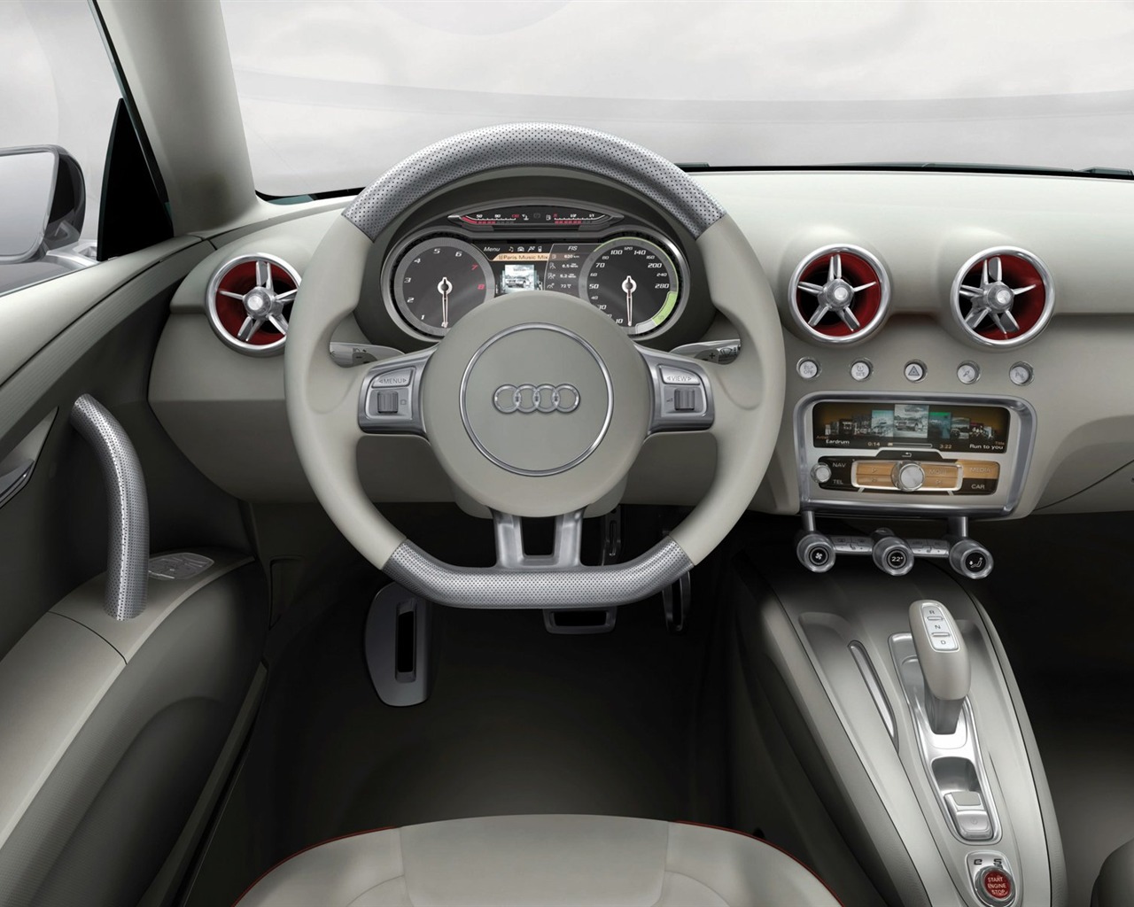 Audi koncept vozu tapety (1) #13 - 1280x1024