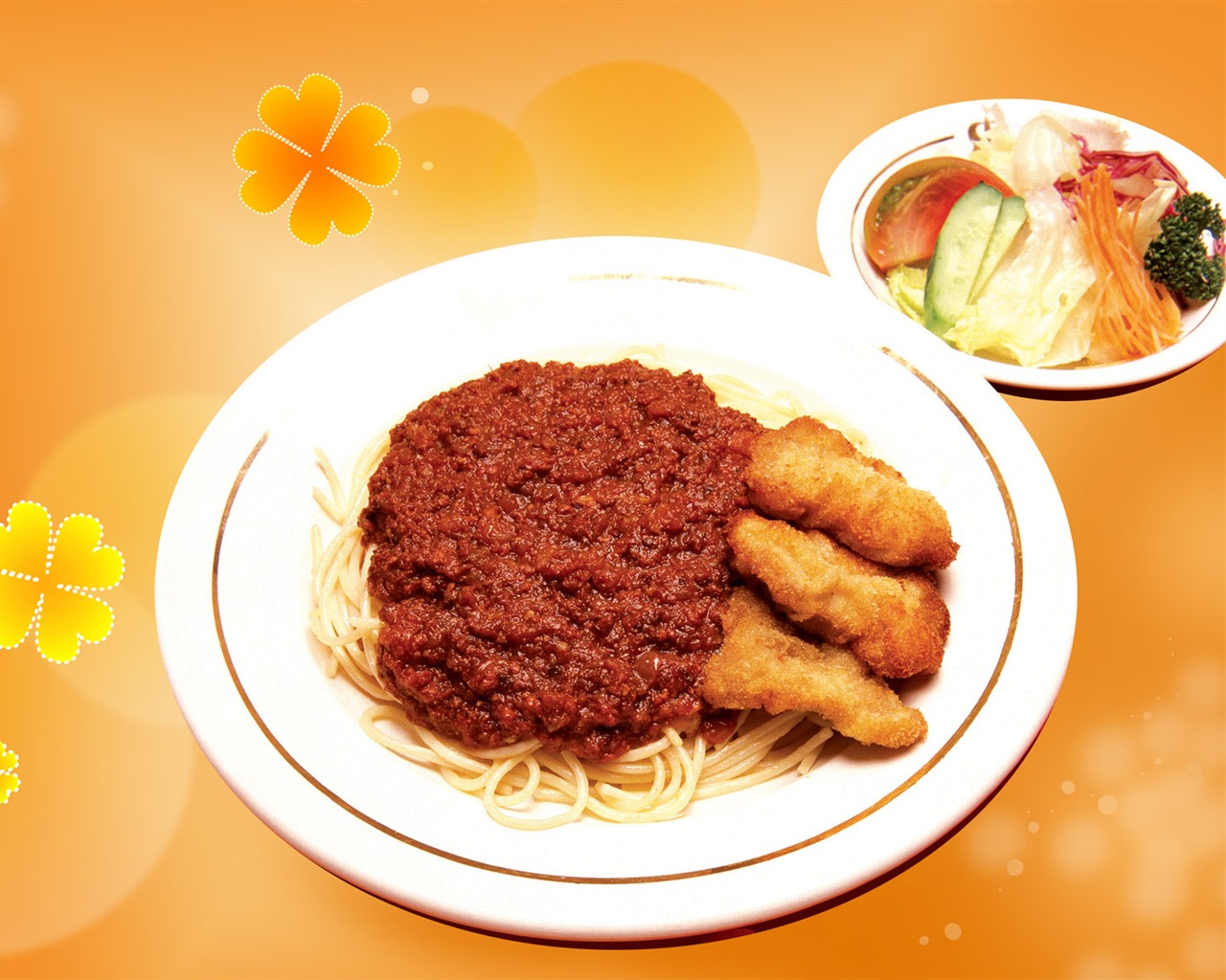 Gourmet večeře tapety (11) #7 - 1280x1024
