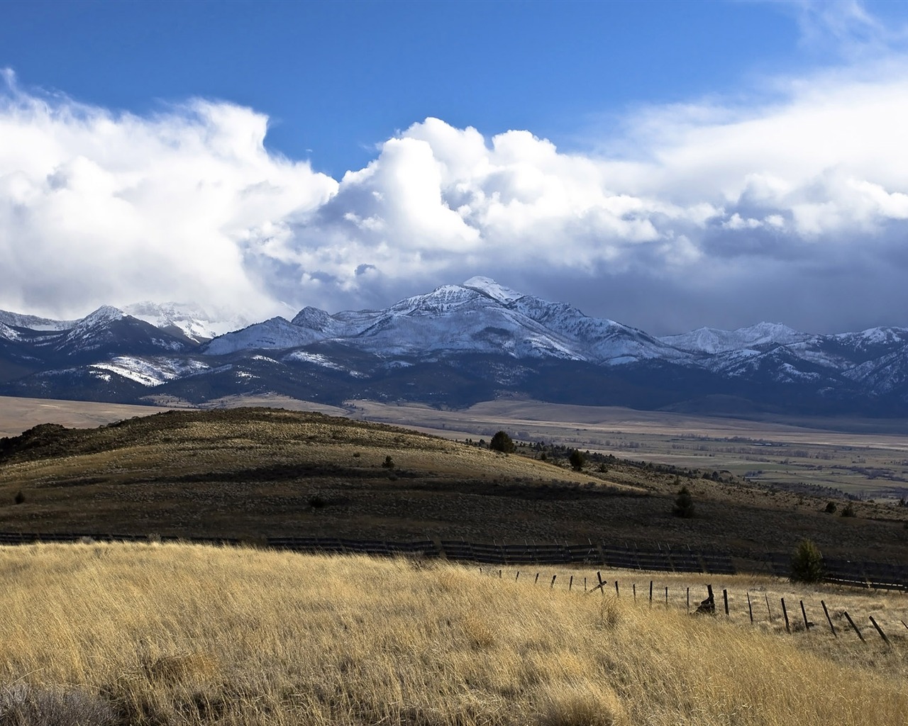 Mountain Valley Landschaft Wallpaper (1) #10 - 1280x1024