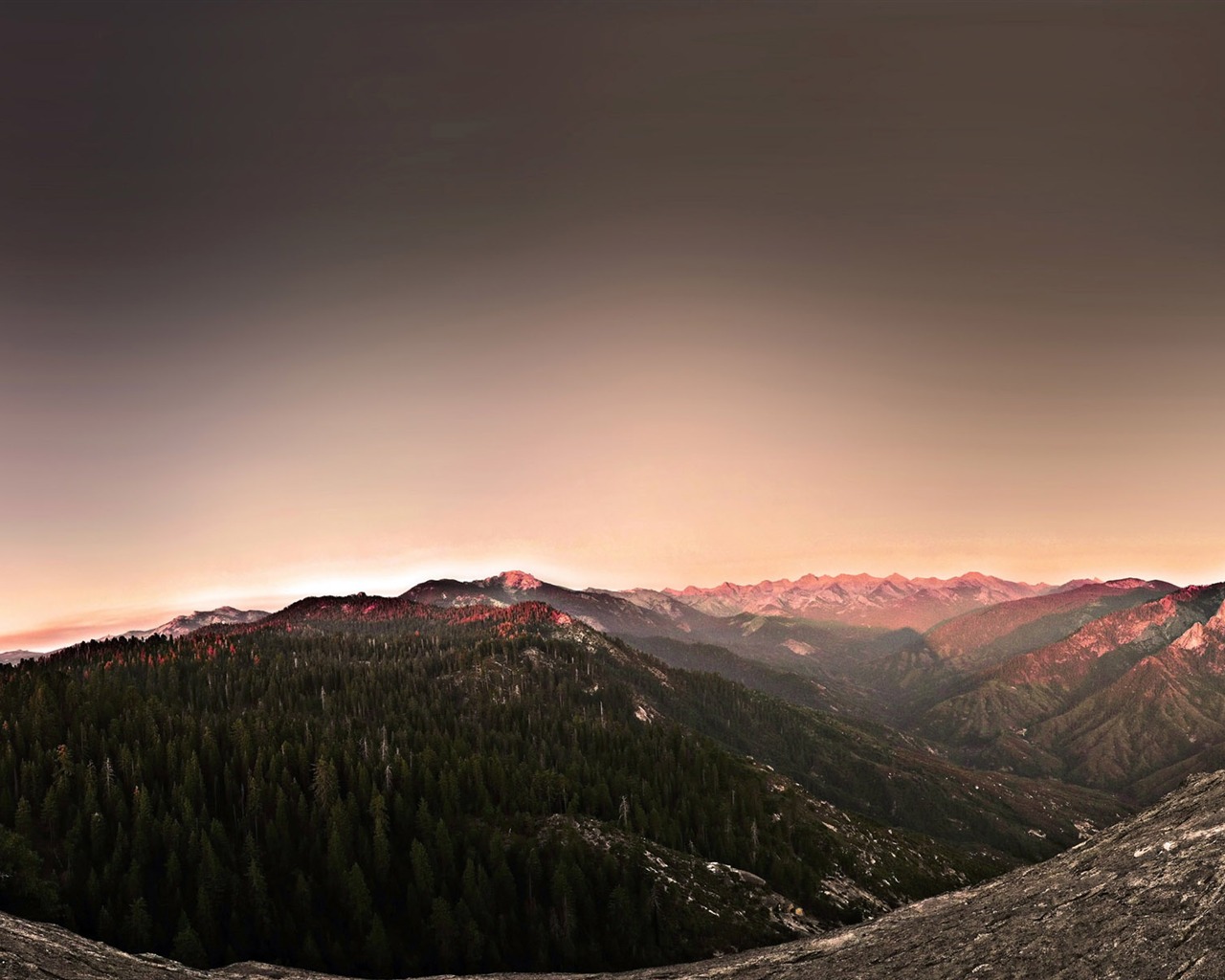 Mountain Valley Landscape wallpaper (1) #13 - 1280x1024