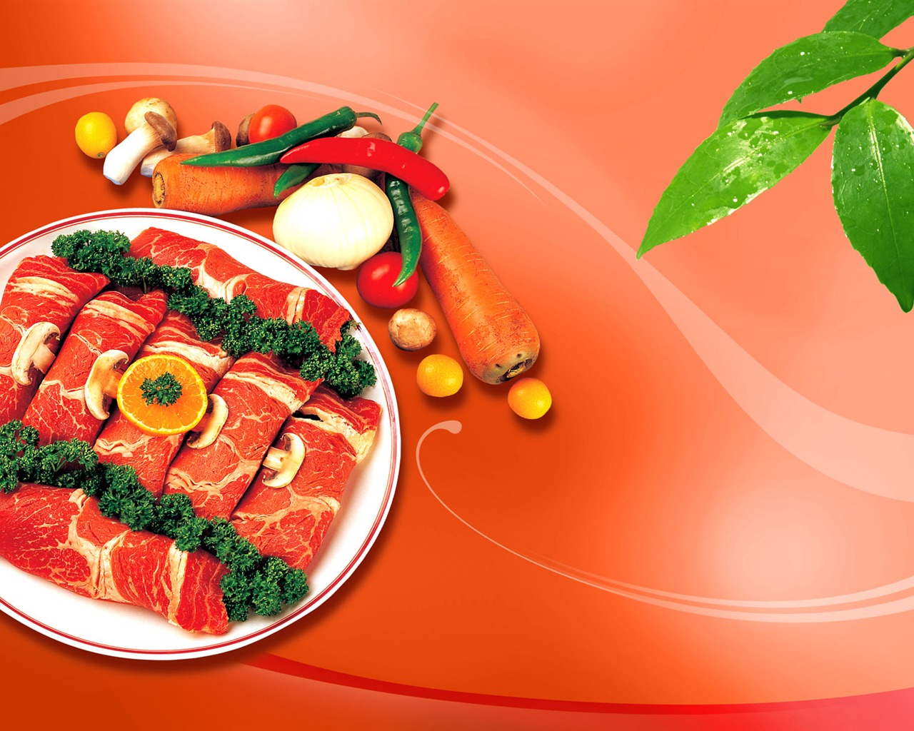 Gourmet dinner wallpaper (12) #20 - 1280x1024