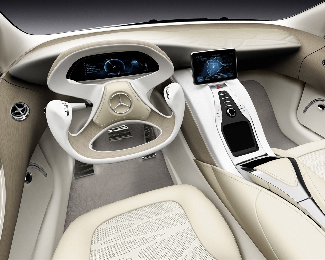 Mercedes-Benz concept car wallpaper (2) #10 - 1280x1024