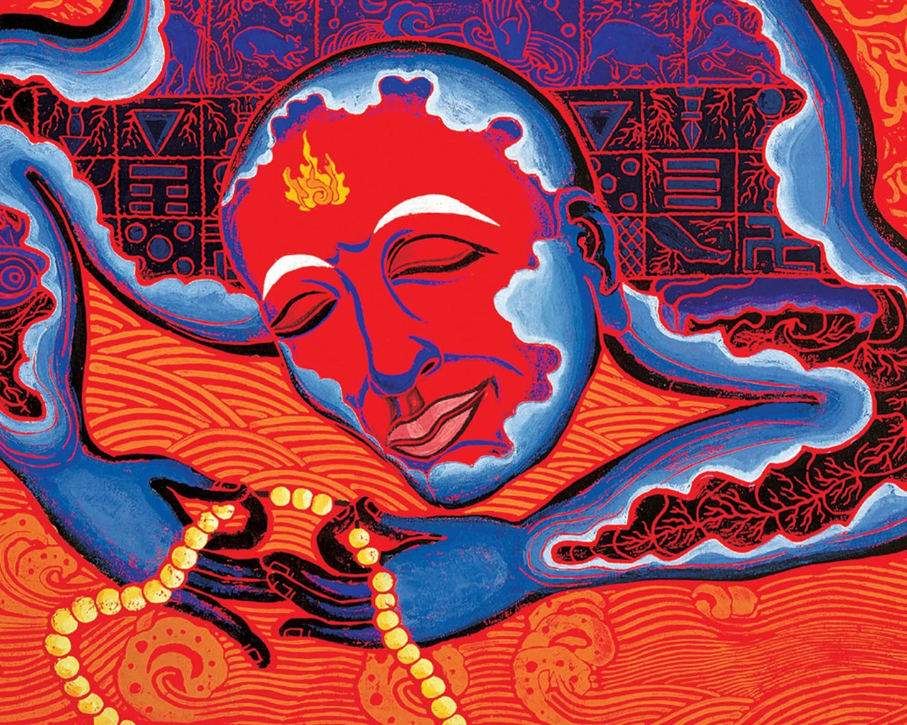 Cheung Pákistán tibetské tisk tapetu (2) #8 - 1280x1024