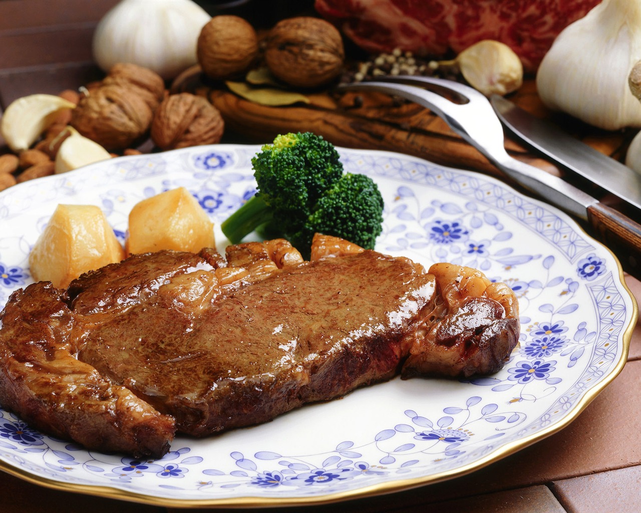 Delicious barbecue wallpaper (1) #13 - 1280x1024