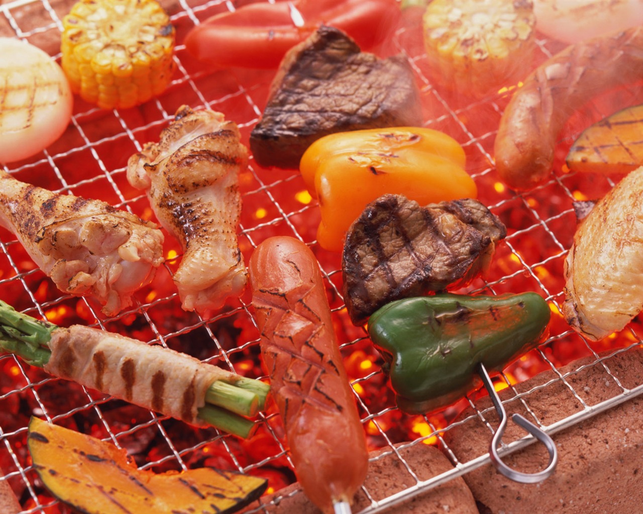 Delicious barbecue tapety (2) #3 - 1280x1024