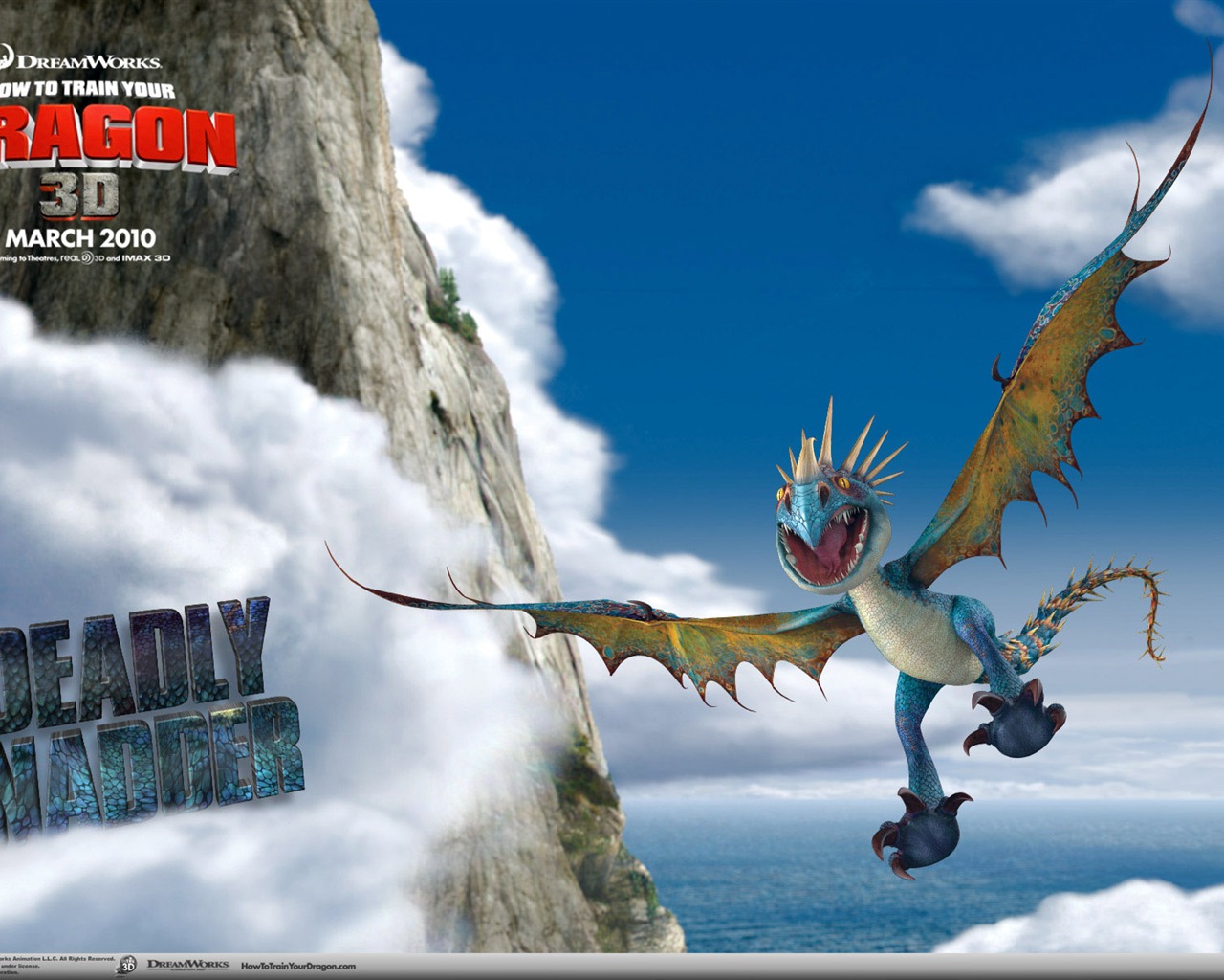 Jak Trénujte Dragon HD tapetu #8 - 1280x1024