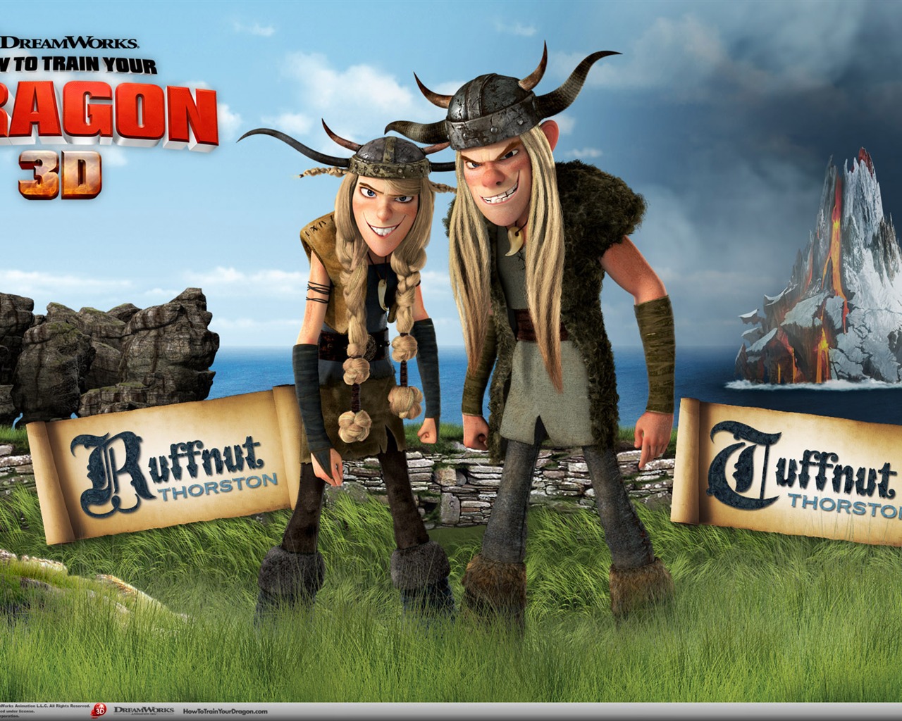 Jak Trénujte Dragon HD tapetu #20 - 1280x1024