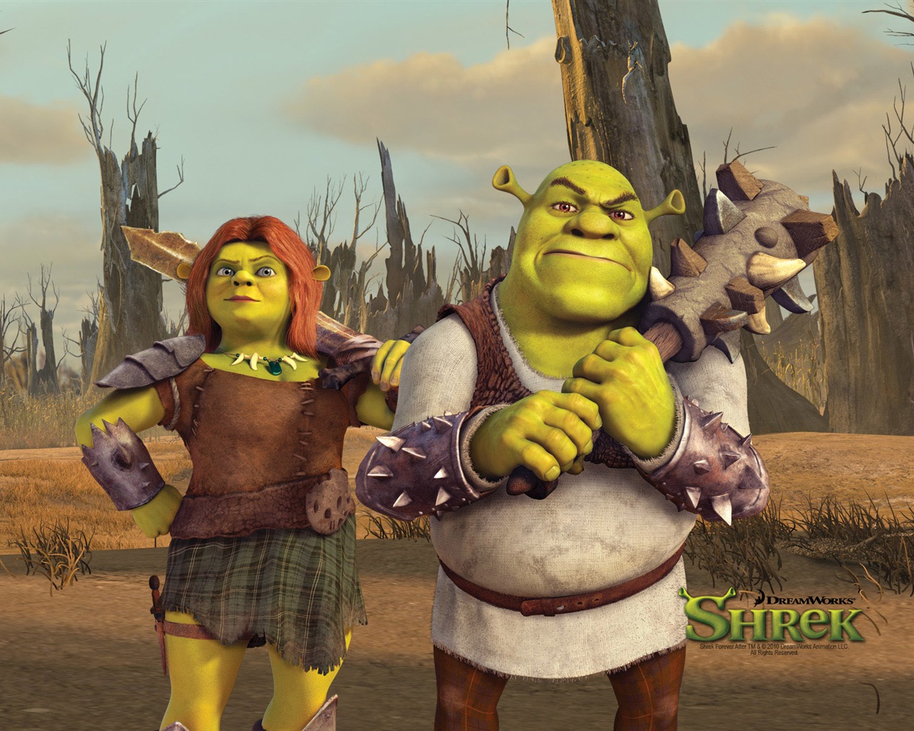 Shrek Forever Po wallpaper HD #3 - 1280x1024