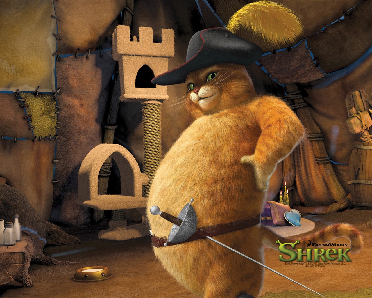 Shrek Forever Po wallpaper HD #5 - 1280x1024