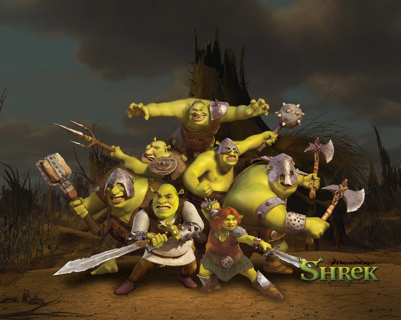Shrek Forever After 怪物史莱克4 高清壁纸10 - 1280x1024