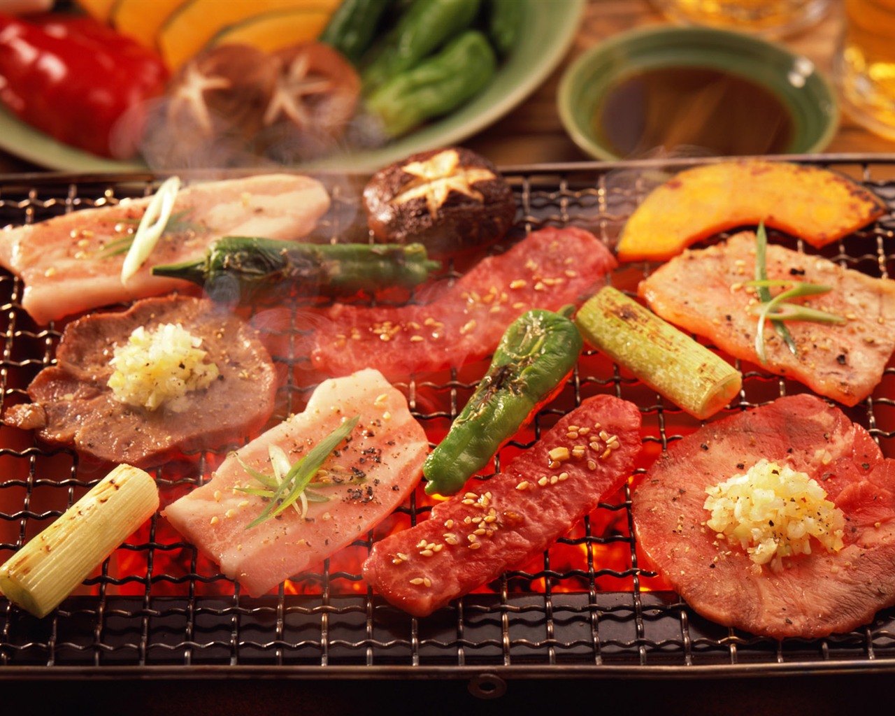 Delicious barbecue tapety (3) #2 - 1280x1024