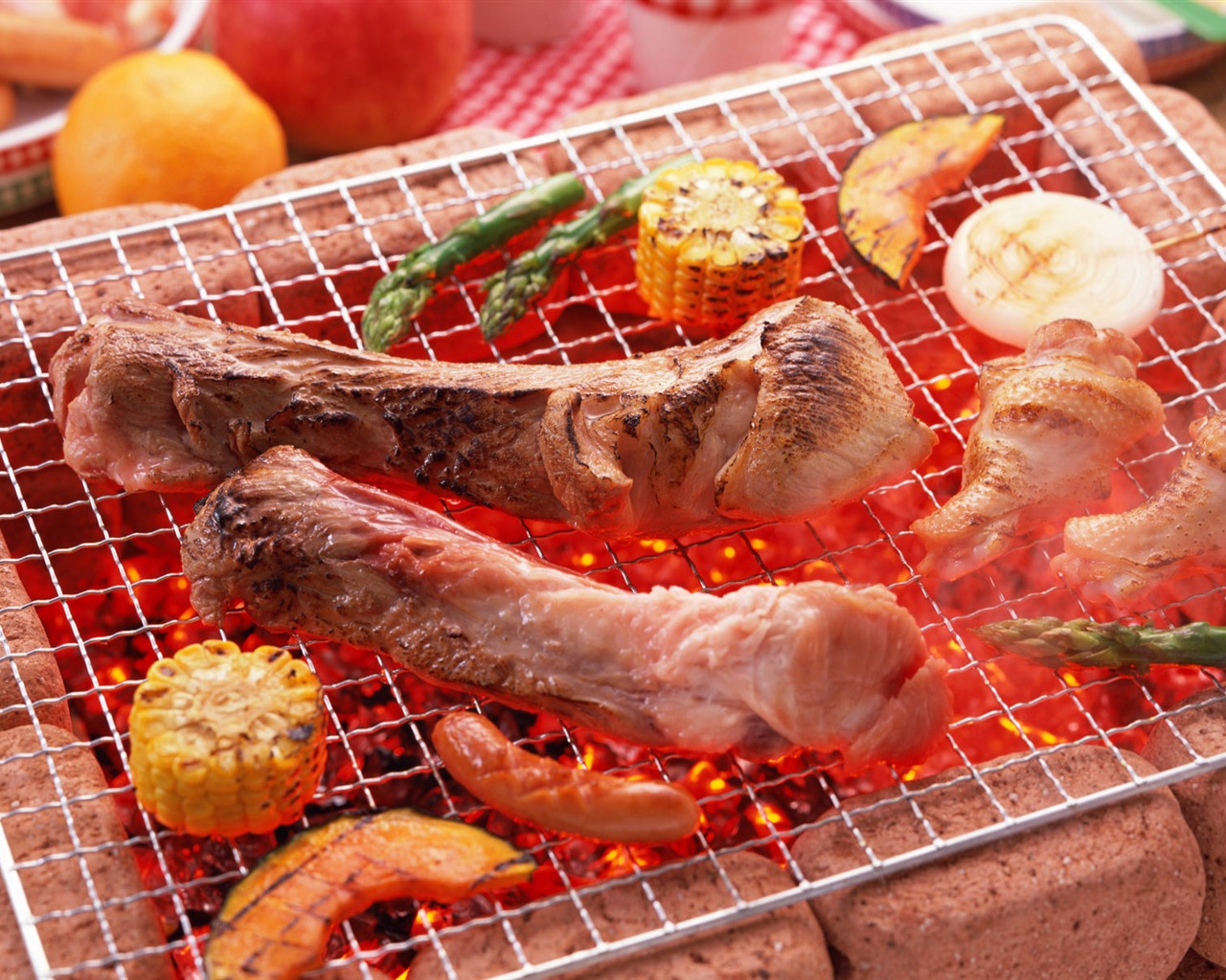 Delicious barbecue tapety (3) #3 - 1280x1024