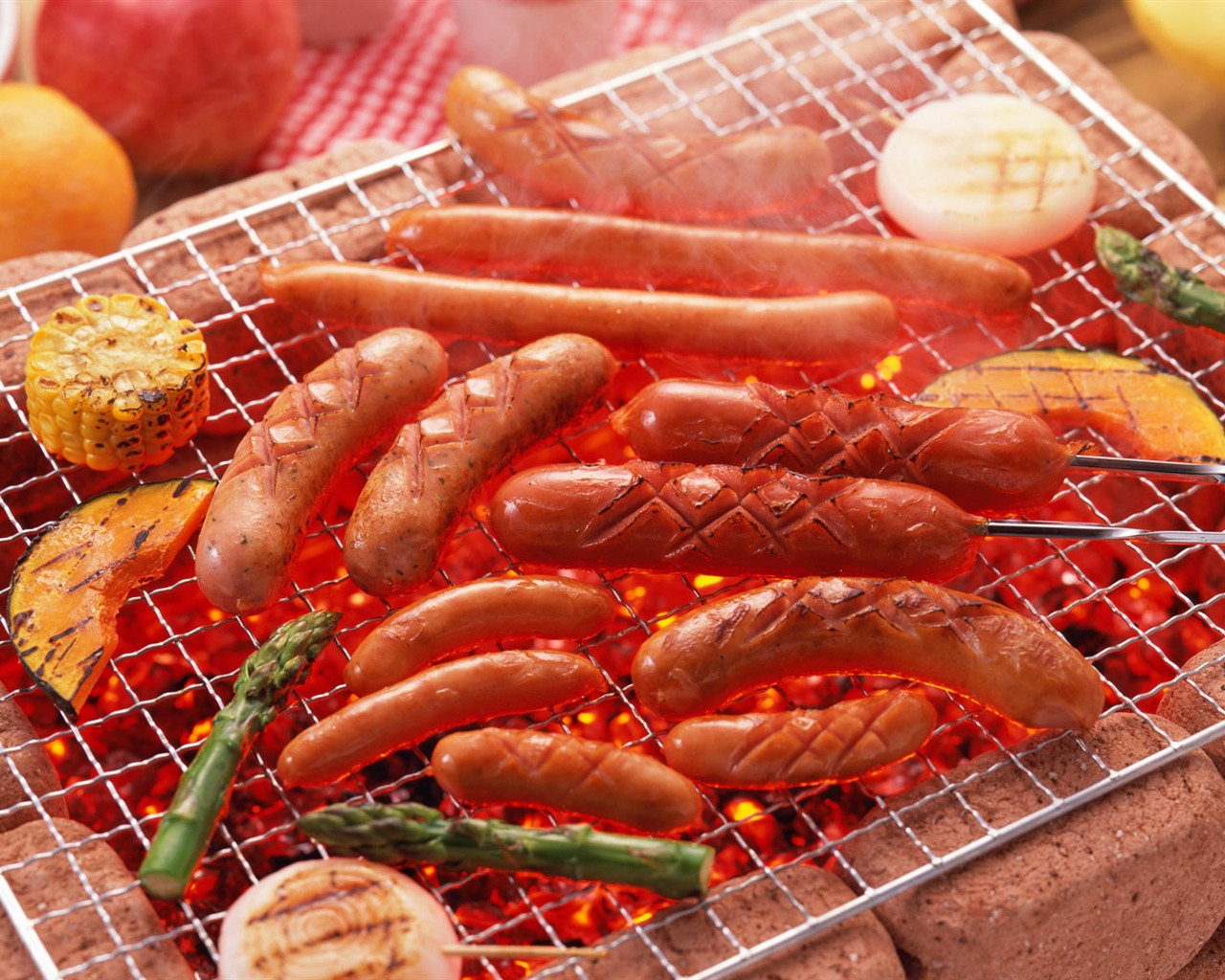 Delicious barbecue wallpaper (3) #7 - 1280x1024