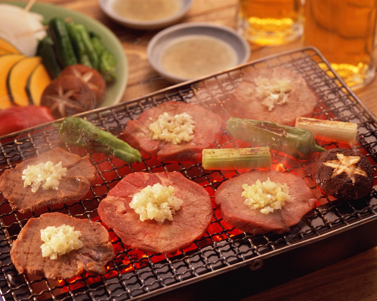 Delicious barbecue wallpaper (3) #8 - 1280x1024