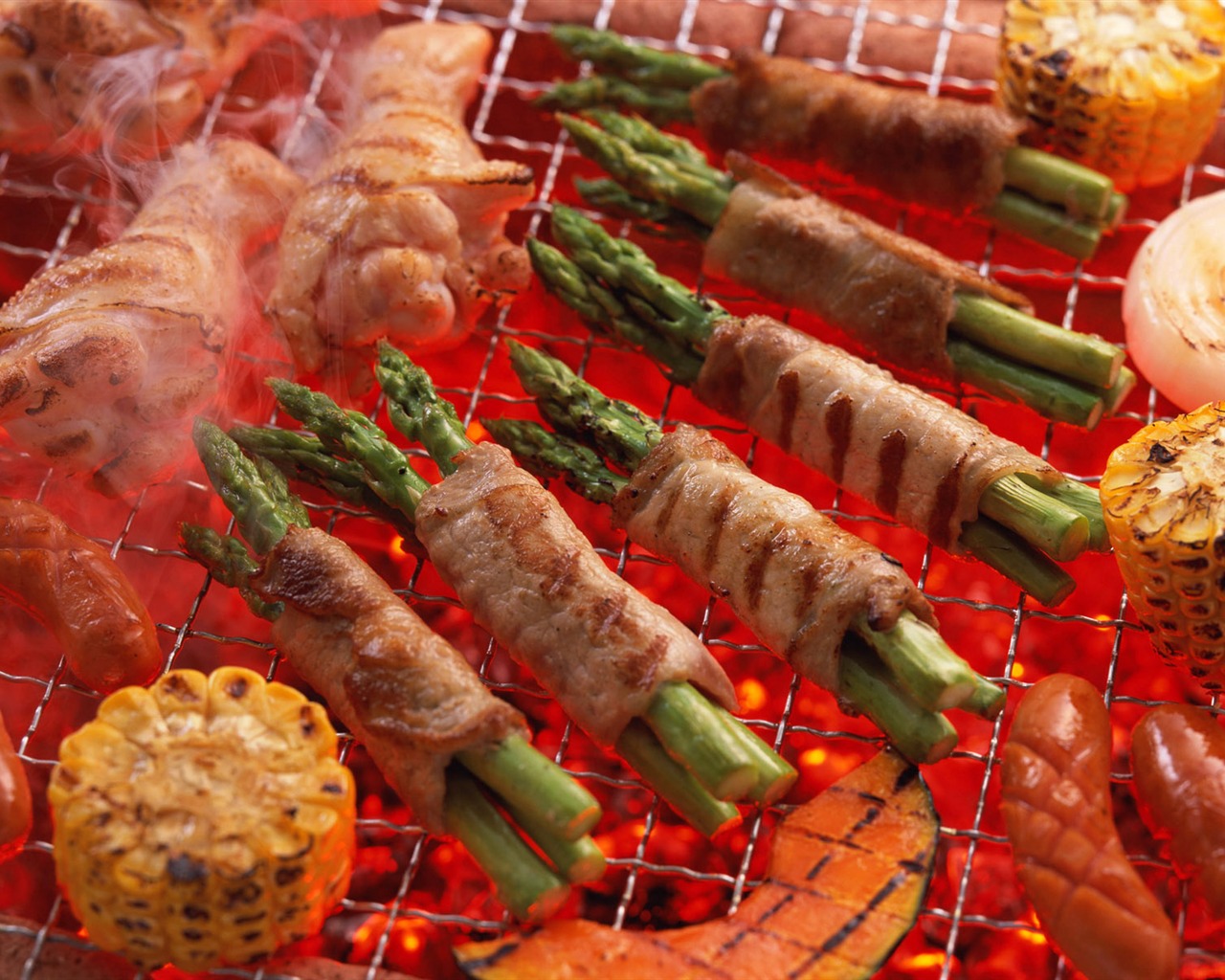 Delicious barbecue wallpaper (3) #13 - 1280x1024