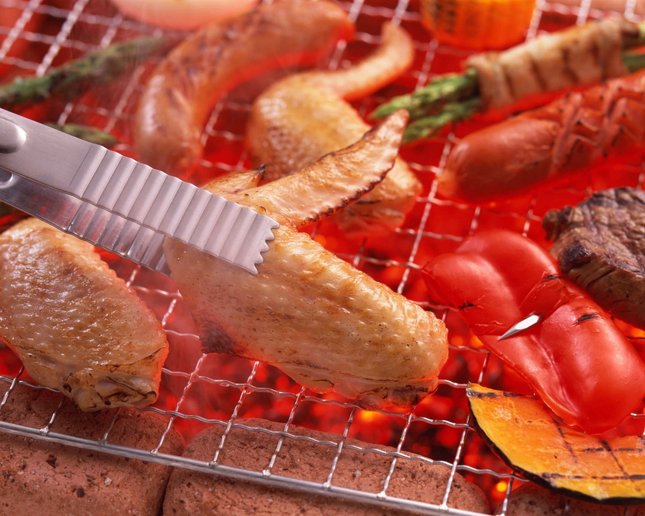 Delicious barbecue tapety (3) #19 - 1280x1024