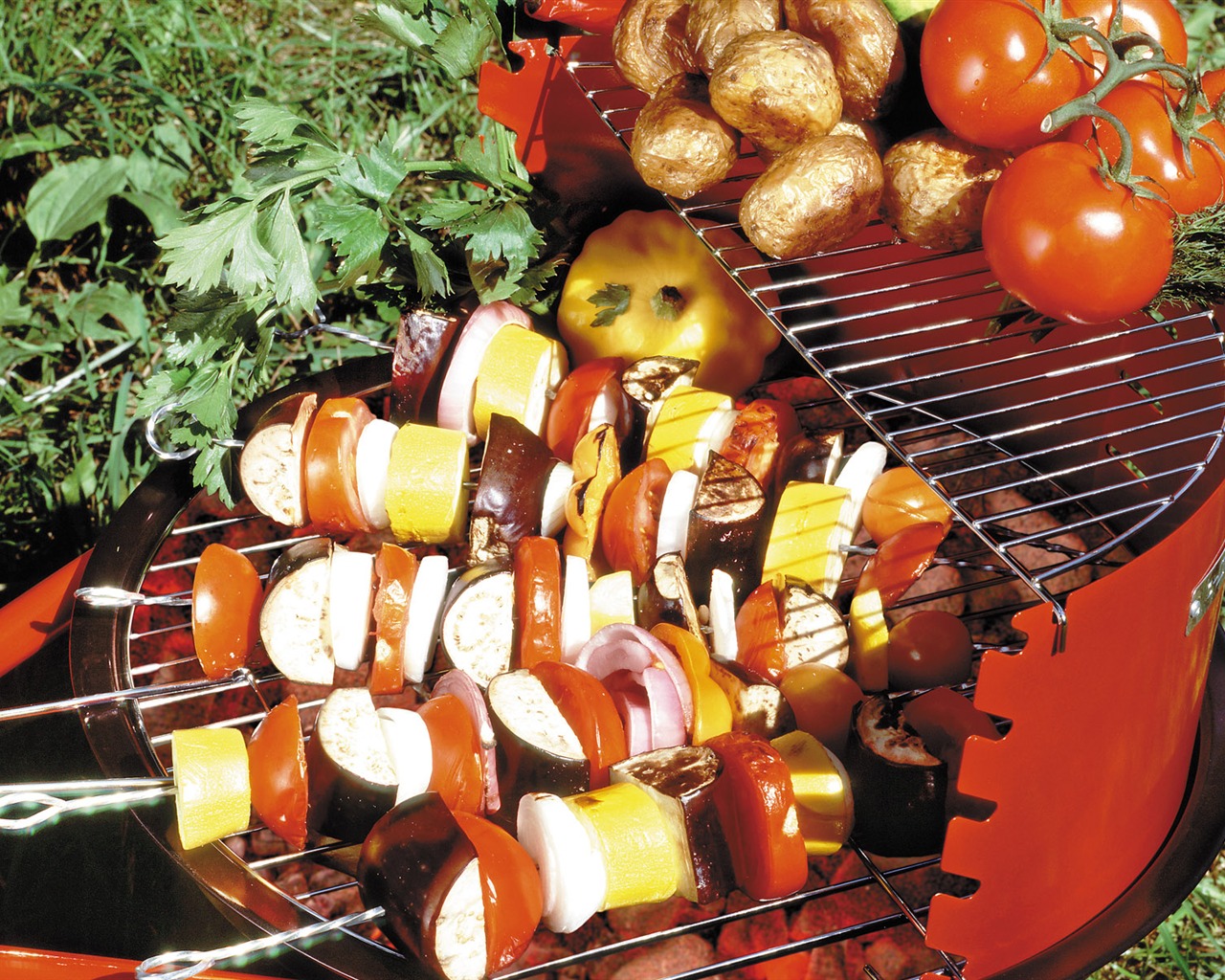 Delicious barbecue tapety (4) #1 - 1280x1024