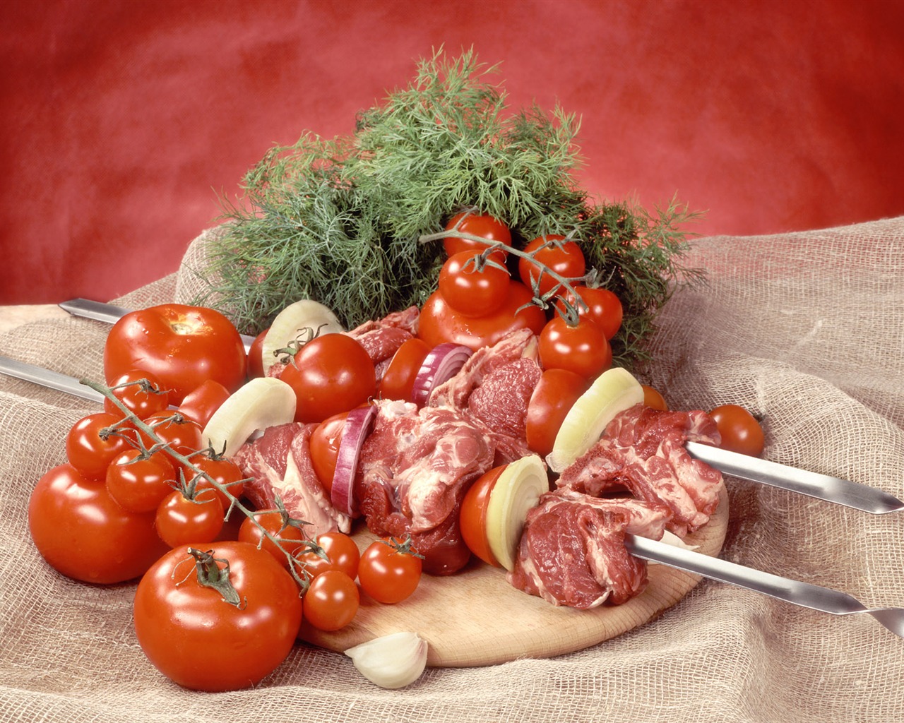 Delicious barbecue tapety (4) #11 - 1280x1024